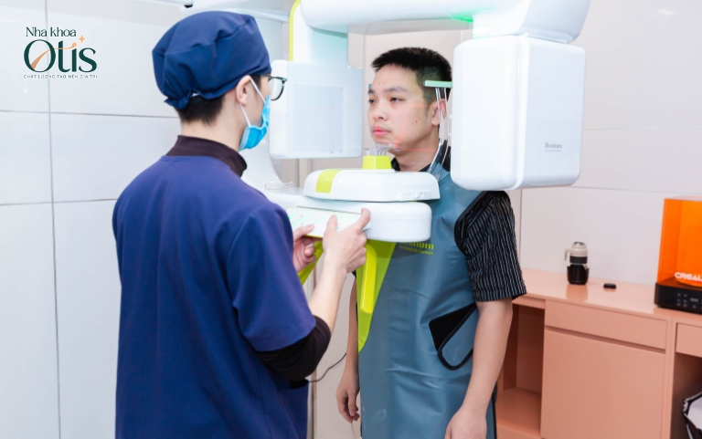 Chụp phim CT trong quy trình bọc răng sứ