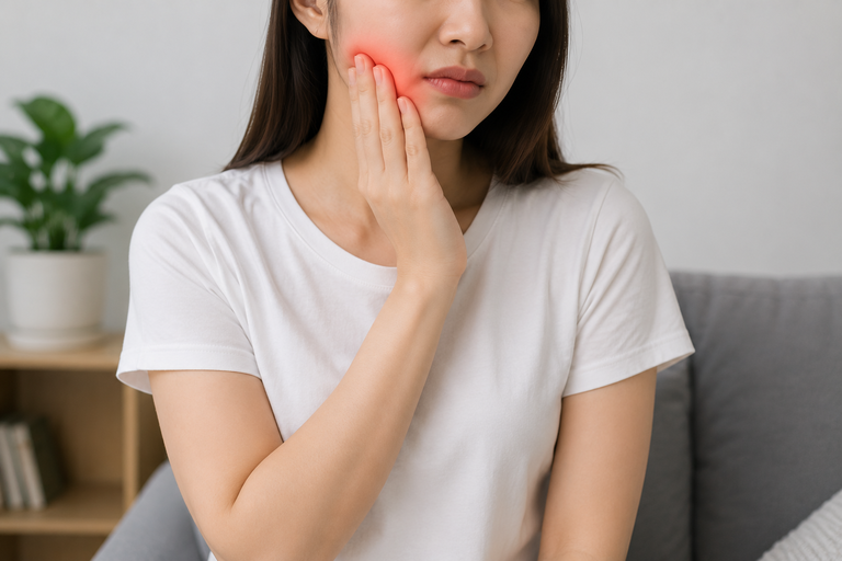 Màng trắng sau khi nhổ răng khôn kèm đau nhức là dấu hiệu nhiễm trùng