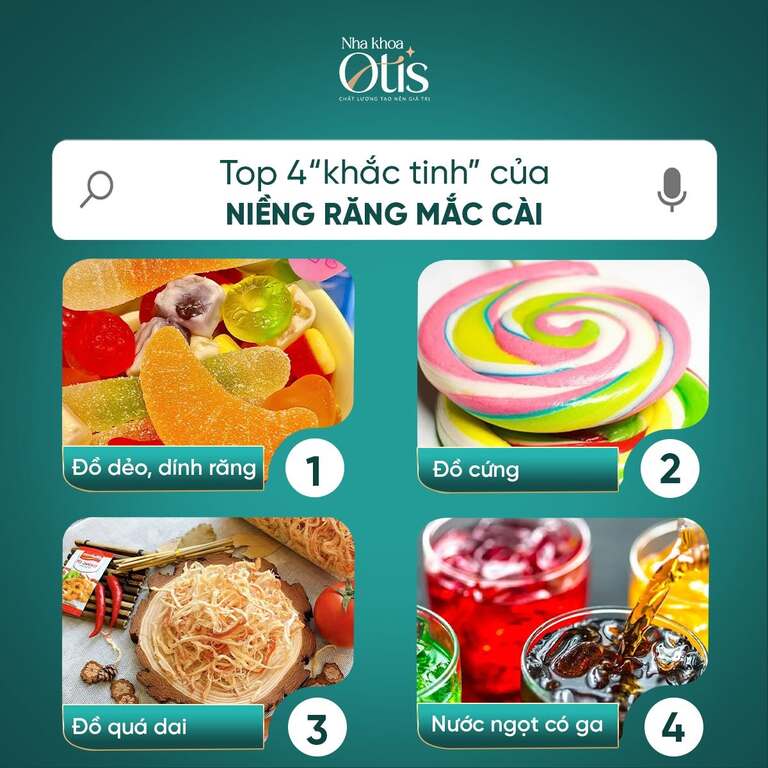 Top thực phẩm cần tránh sau khi niềng răng mắc cài